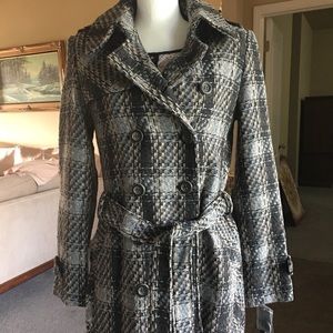 DKNY Double Breasted Wool Coat